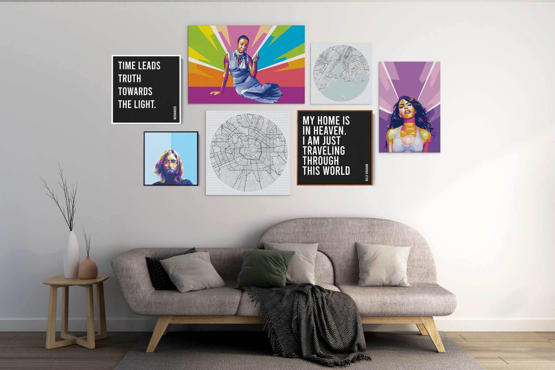 Framed vs Unframed Canvas - Choose Your Art — Honest Mule