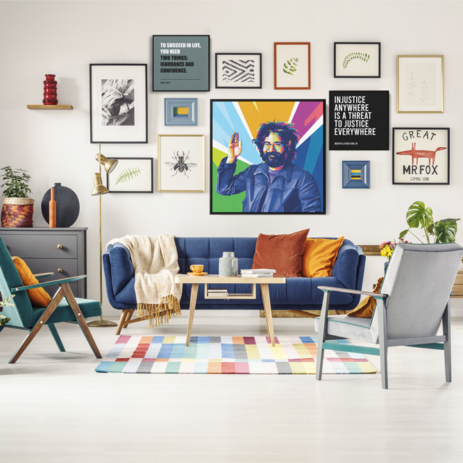 How to Decorate Your Living Room with Canvas Art Prints