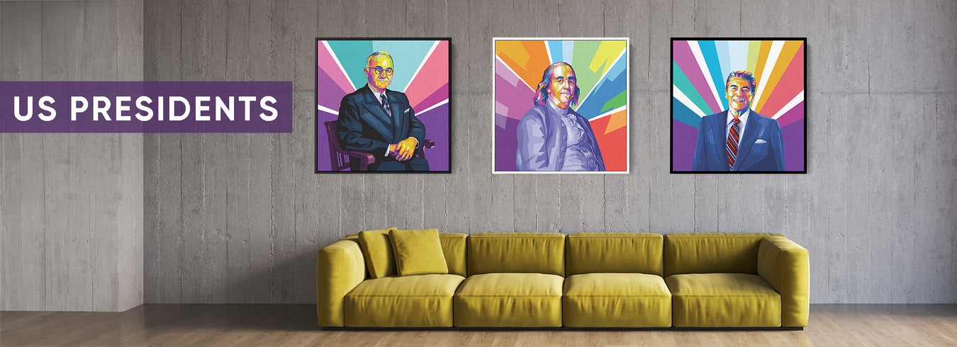 US Presidents Canvas Prints