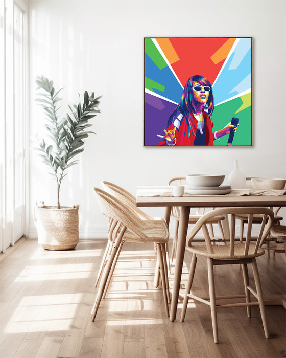 Aaliyah - One In A Million - Canvas Print