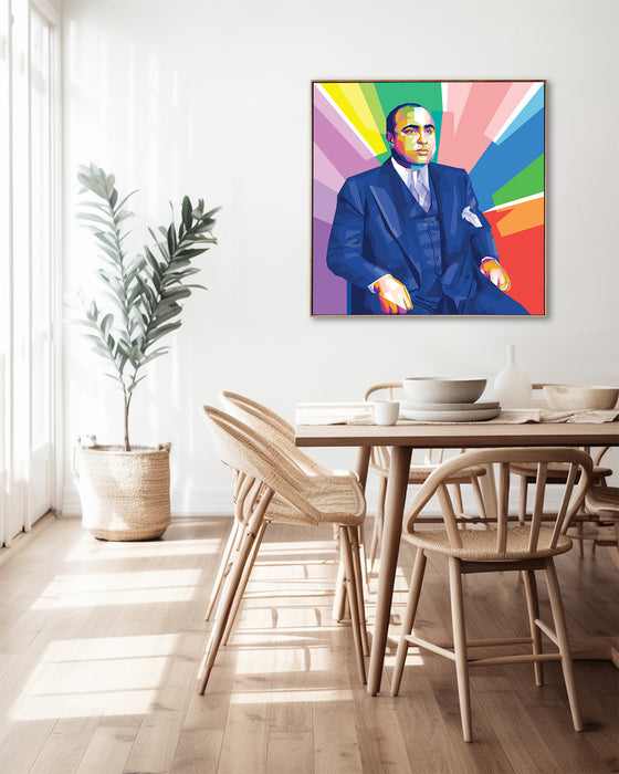 Al Capone - Portrait - Canvas Print