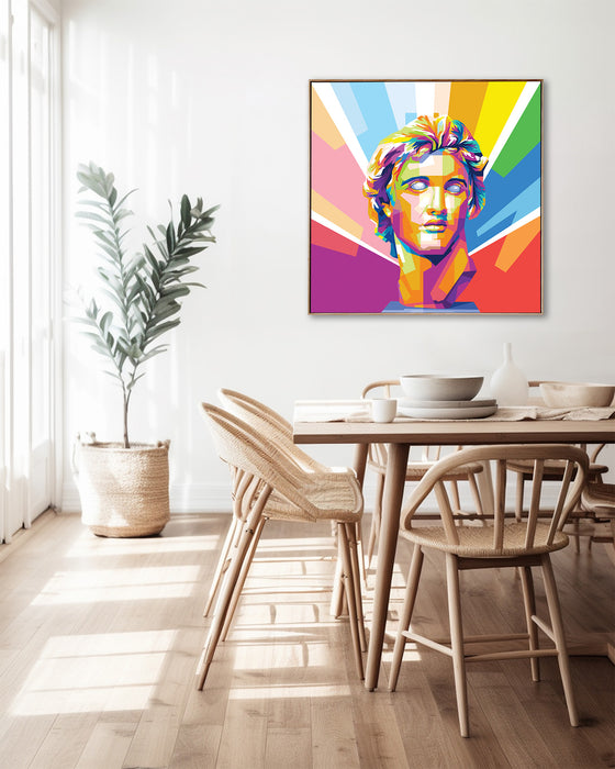 Alexander the Great - Sculpture - Canvas Art Print