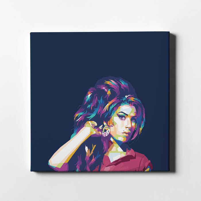 Amy Winehouse Portrait - Canvas Poster