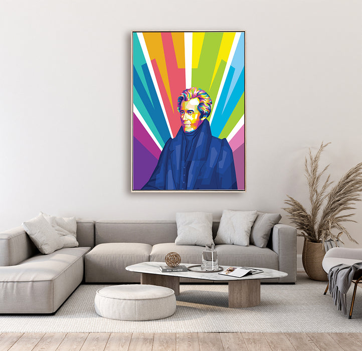 Andrew Jackson - Portrait - Canvas Print