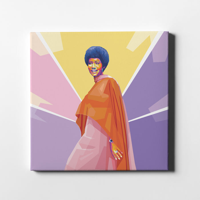 Aretha Franklin - Respect - Canvas Print