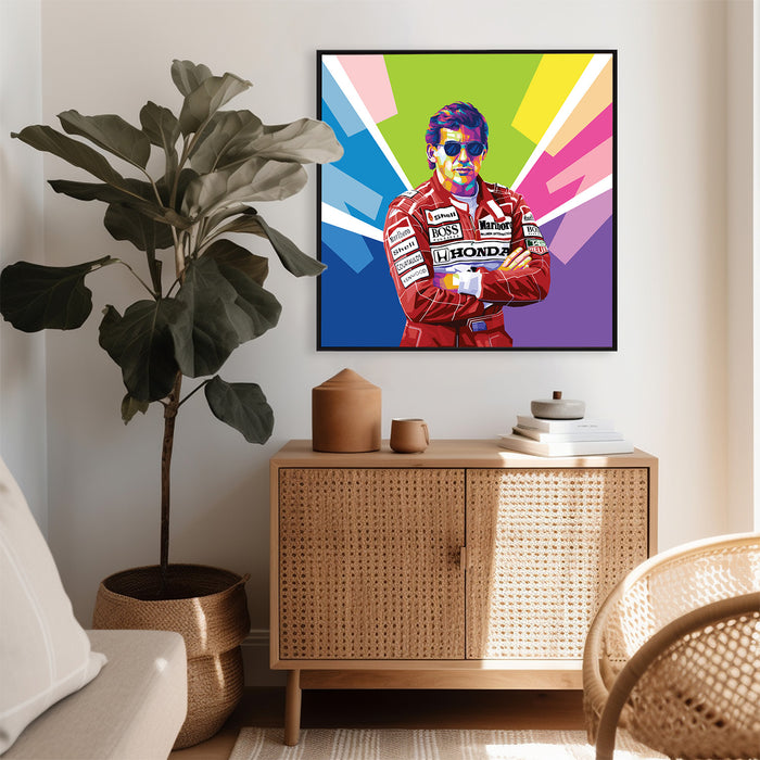 Ayrton Senna - Driver - Canvas Art Print