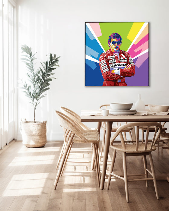 Ayrton Senna - Driver - Canvas Art Print