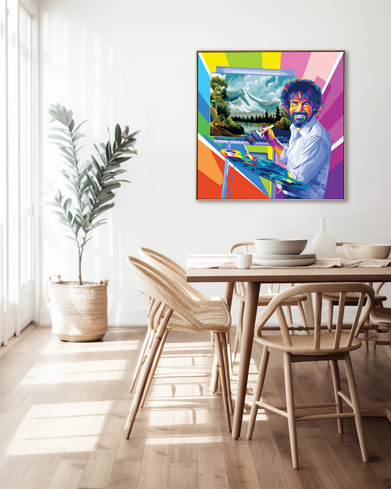 Bob Ross - American Painter - Canvas Art Print