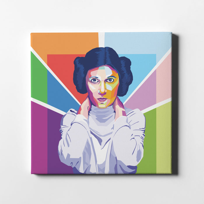 Carrie Fisher - Portrait - Canvas Art Print