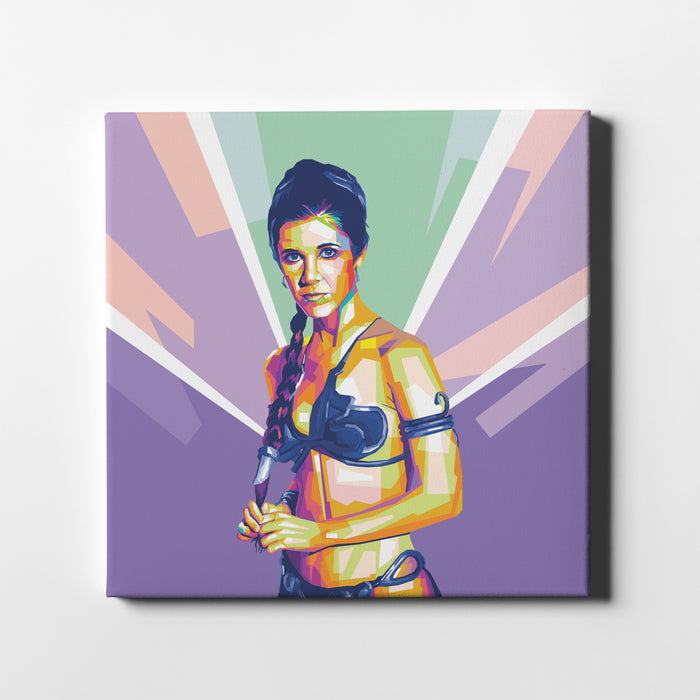 Carrie Fisher - Princess Leia - Canvas Print