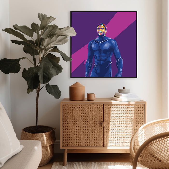 Chad Boseman - Black Panther - Pop Art Canvas Poster