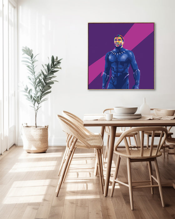 Chad Boseman - Black Panther - Pop Art Canvas Poster