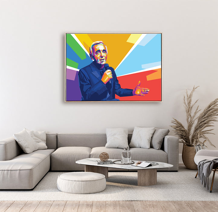 Charles Aznavour - La Boheme - Canvas Print