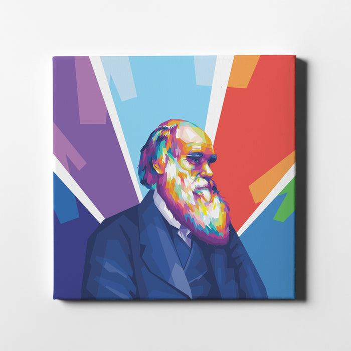 Charles Darwin - Portrait - Canvas Print