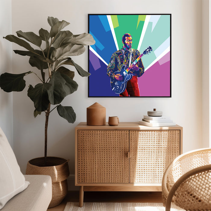 Chuck Berry - Johnny B Goode - Canvas Print