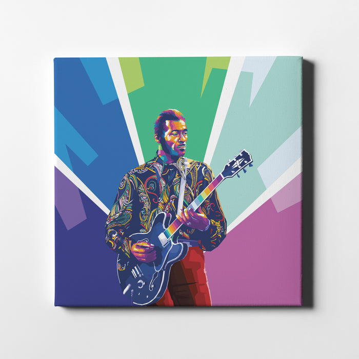 Chuck Berry - Johnny B Goode - Canvas Print