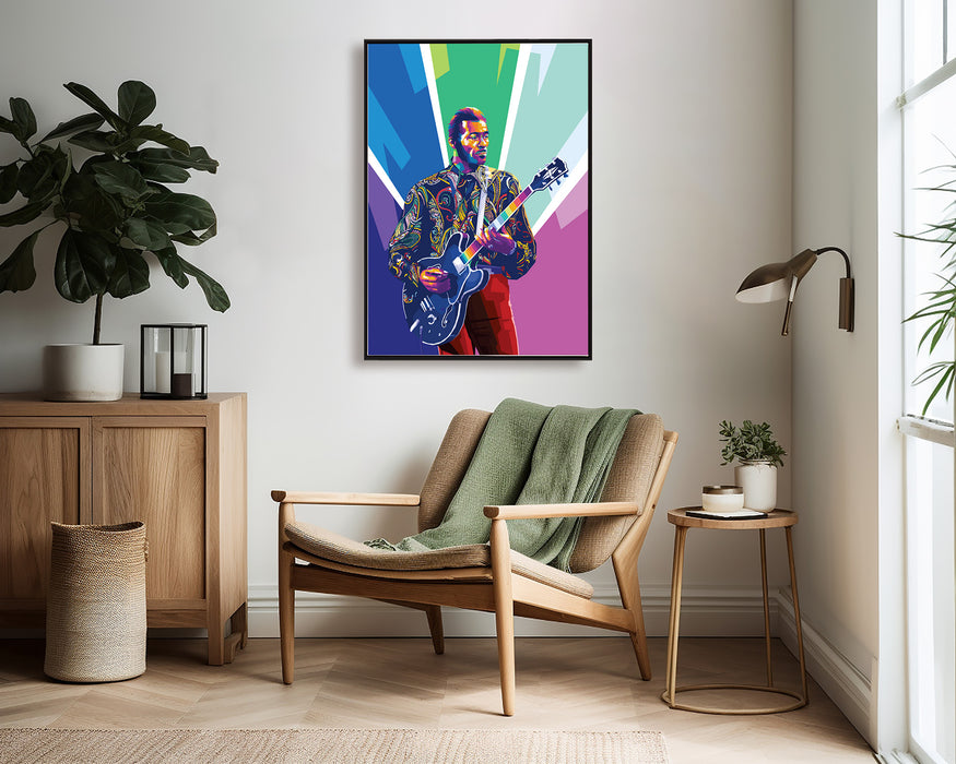 Chuck Berry - Johnny B Goode - Canvas Print