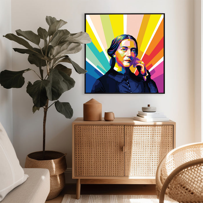 Clara Schumann - German Pianist - Pop Art Canvas Print