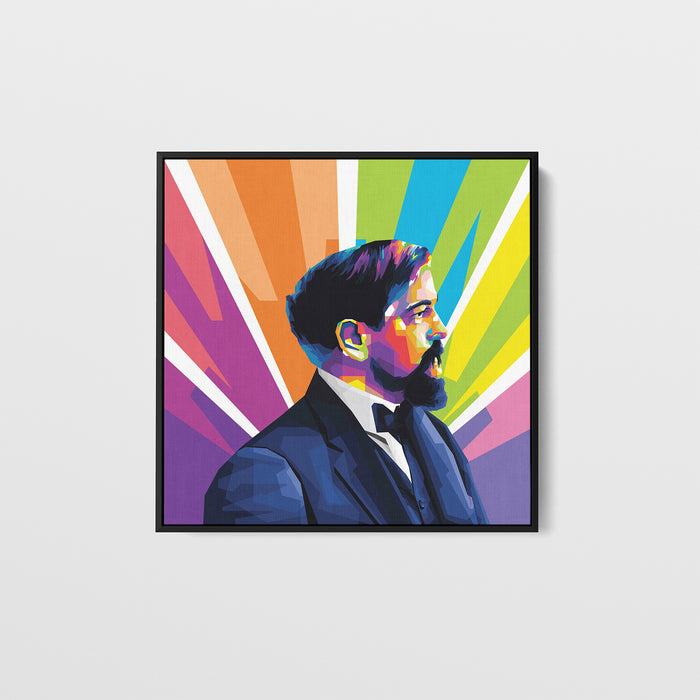 Claude Debussy Portrait - French Composer - Canvas Art Print