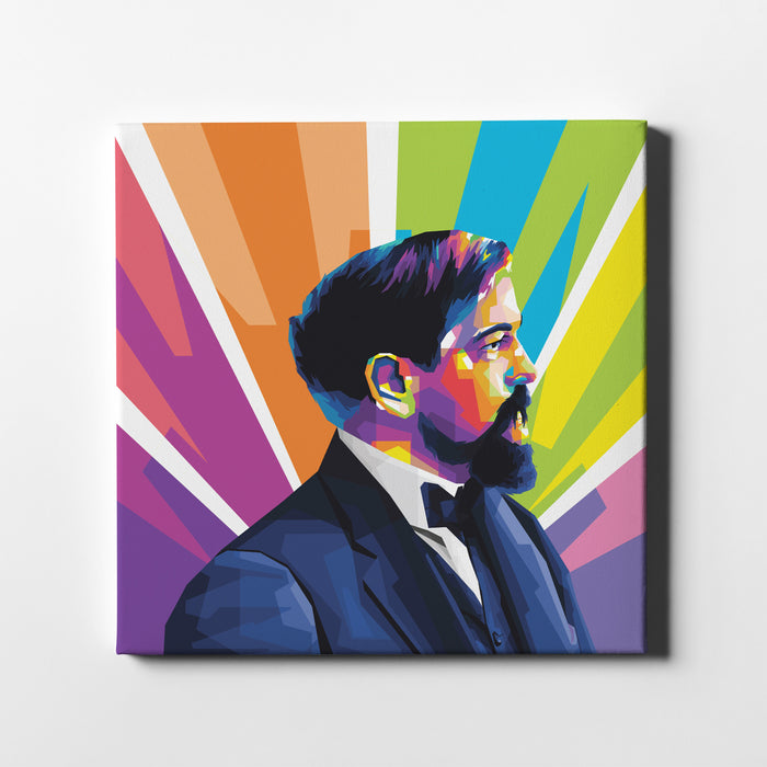 Claude Debussy Portrait - French Composer - Canvas Art Print