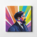 Claude Debussy pop art canvas art print.