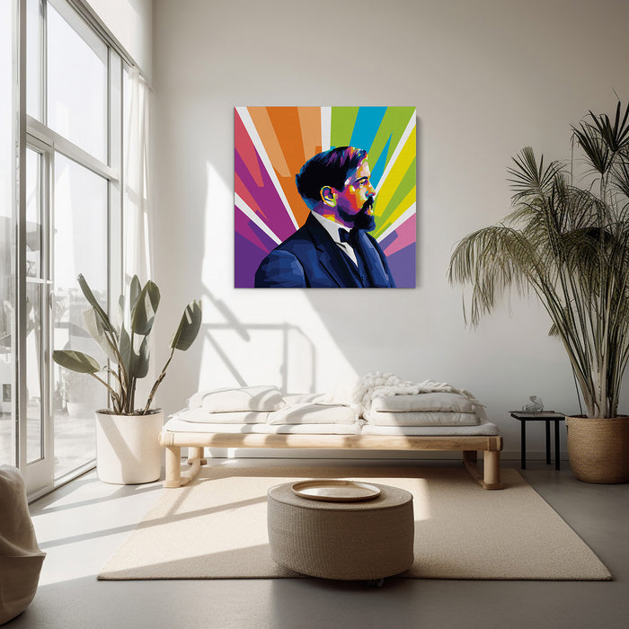 Claude Debussy Portrait - French Composer - Canvas Art Print