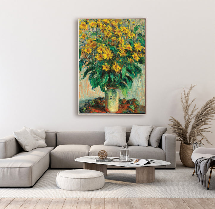 Claude Monet - Jerusalem Artichoke Flowers - Canvas Art Print