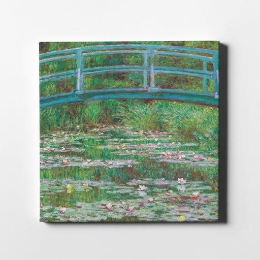 Modern art poster of Claude Monet's The Japanese Footbridge