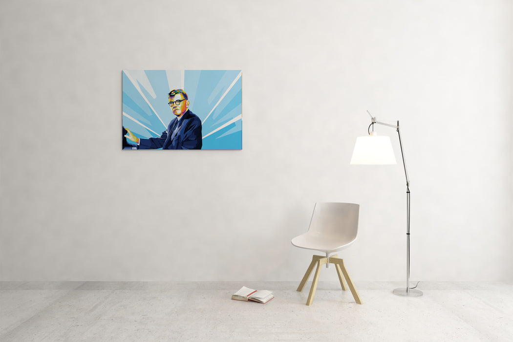 Dmitri Shostakovich - Portrait - Pop Art Canvas Print