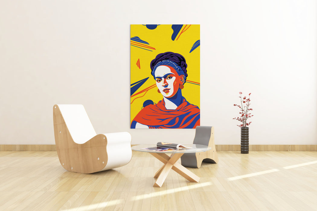 Frida Kahlo - Colorful Portrait