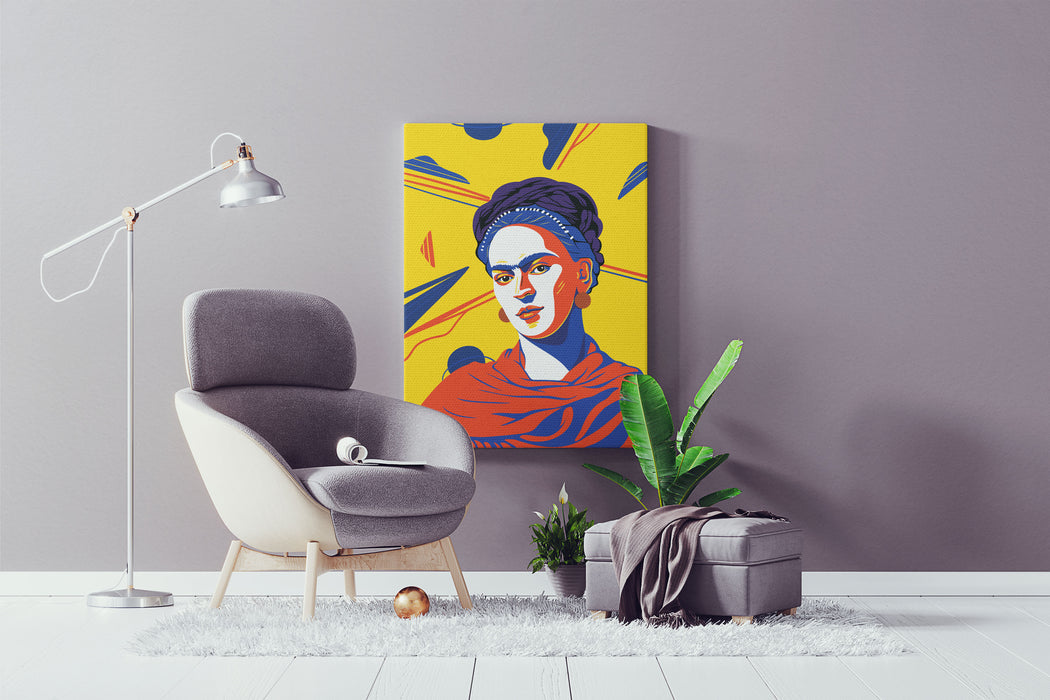 Frida Kahlo - Colorful Portrait