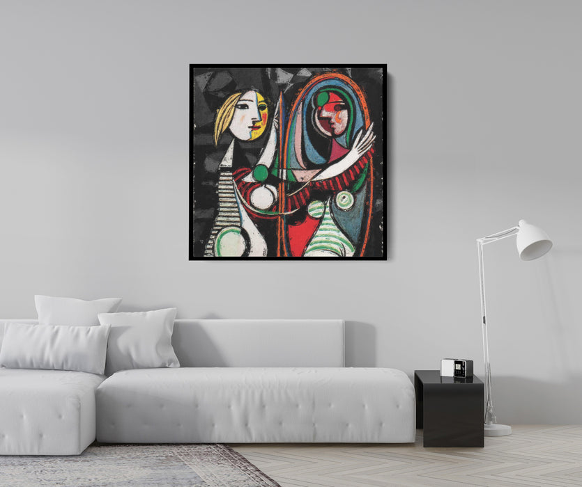 Pablo Picasso - Girl Before a Mirror - Canvas Art Print