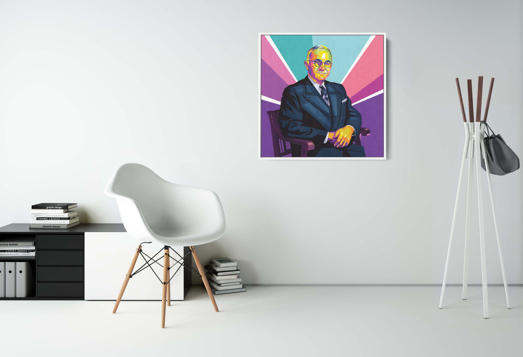 Harry S. Truman - Portrait - Canvas Print