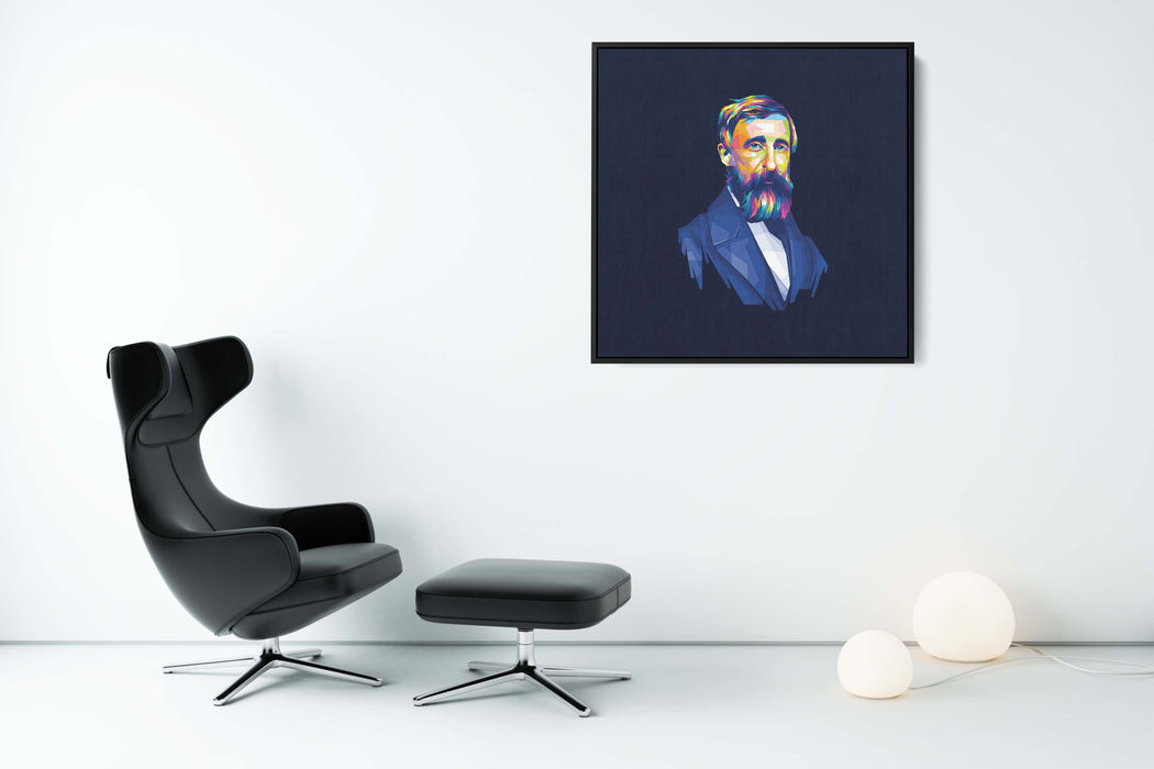 Henry David Thoreau - American Philosopher - Canvas Print