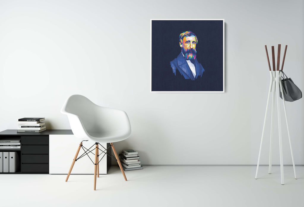 Henry David Thoreau - American Philosopher - Canvas Print