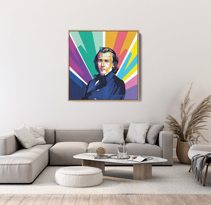 Johannes Brahms - German Composer - Canvas Art Print