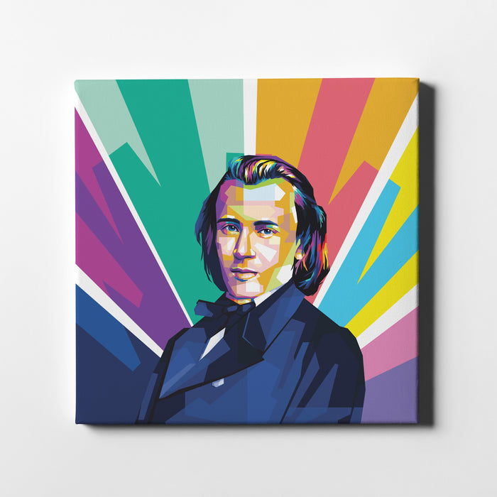 Johannes Brahms - German Composer - Canvas Art Print