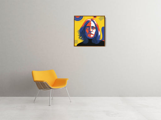 Modern pop art poster of John Lennon.