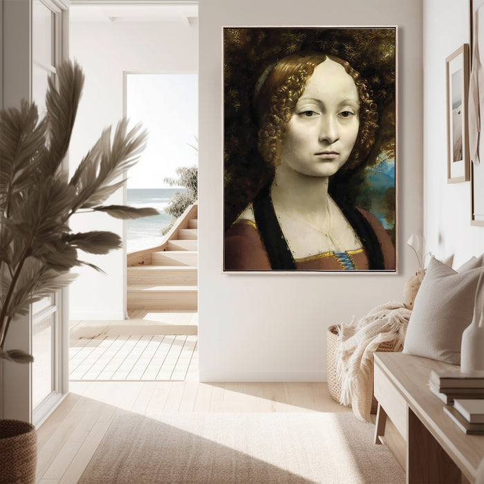 Leonardo da Vinci - Ginevra de’ Benci - Canvas Art Print