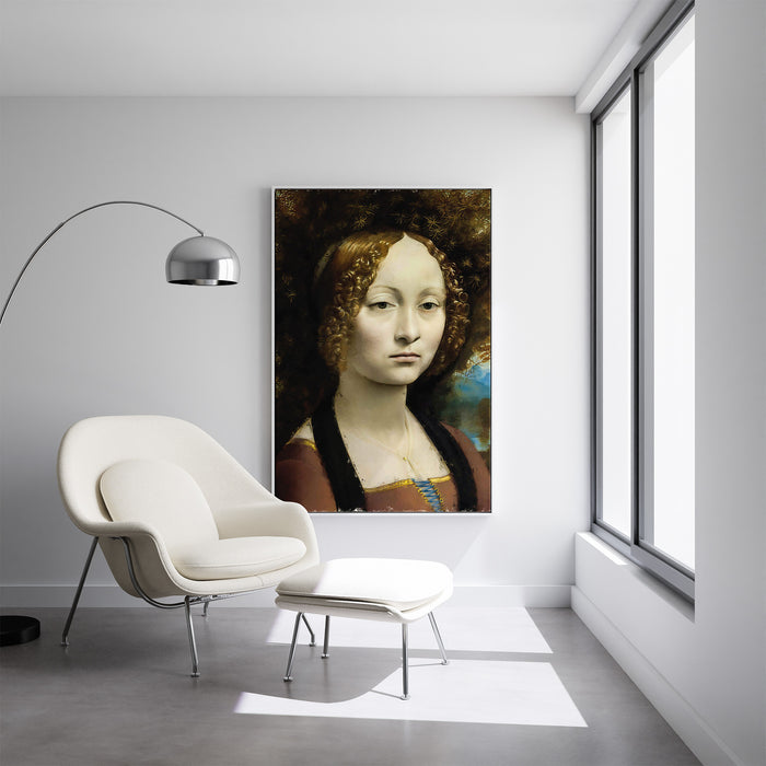 Leonardo da Vinci - Ginevra de’ Benci - Canvas Art Print