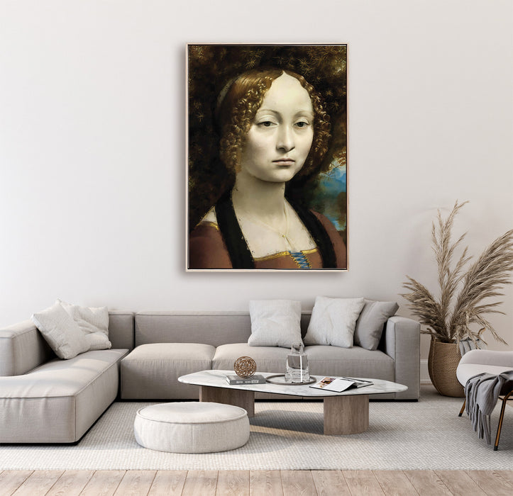 Leonardo da Vinci - Ginevra de’ Benci - Canvas Art Print