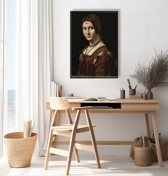 Leonardo da Vinci - La Belle Ferronnière - Canvas Art Print