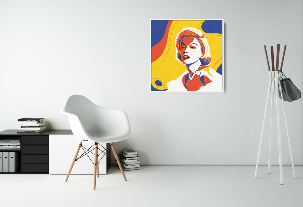 Marilyn Monroe - Colorful Portrait - Canvas Art Print