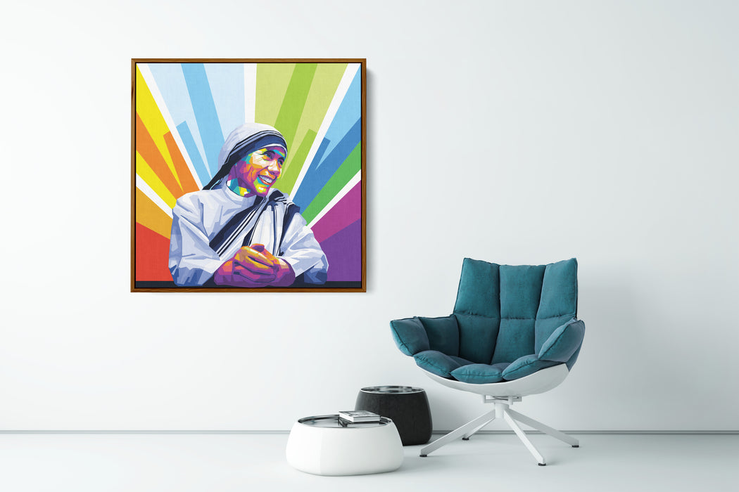 Mother Teresa - Catholic Nun - Canvas Print