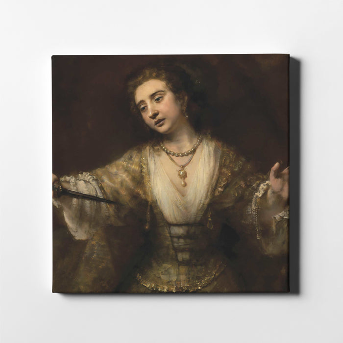 Rembrandt - Lucretia - Canvas Art Print