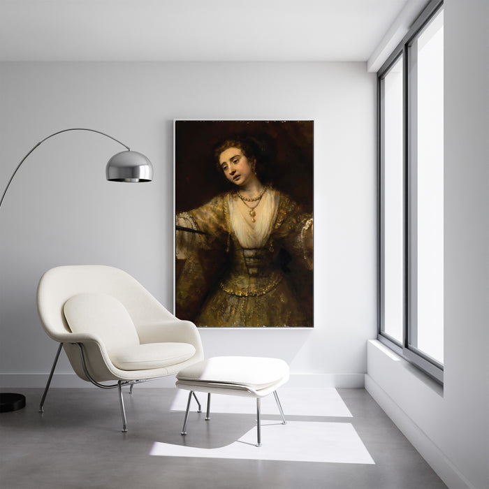 Rembrandt - Lucretia - Canvas Art Print