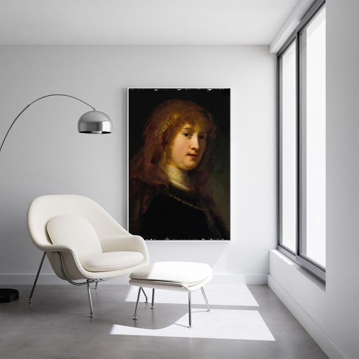 Rembrandt - Saskia van Uylenburgh - Canvas Art Print