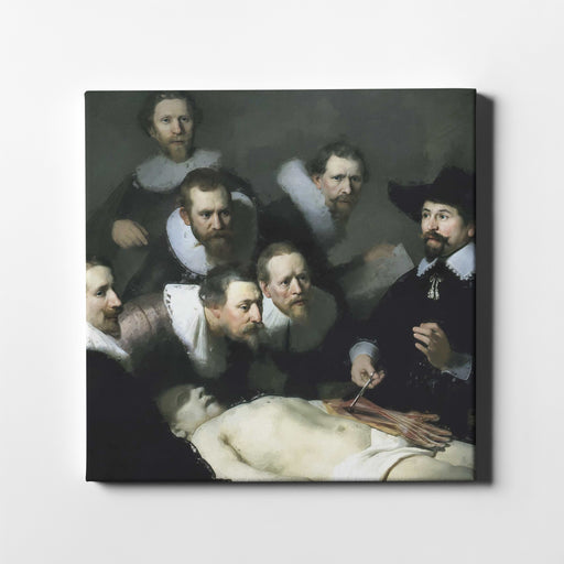 Modern art poster of Rembrandt's The Anatomy Lesson of Dr. Nicolaes Tulp