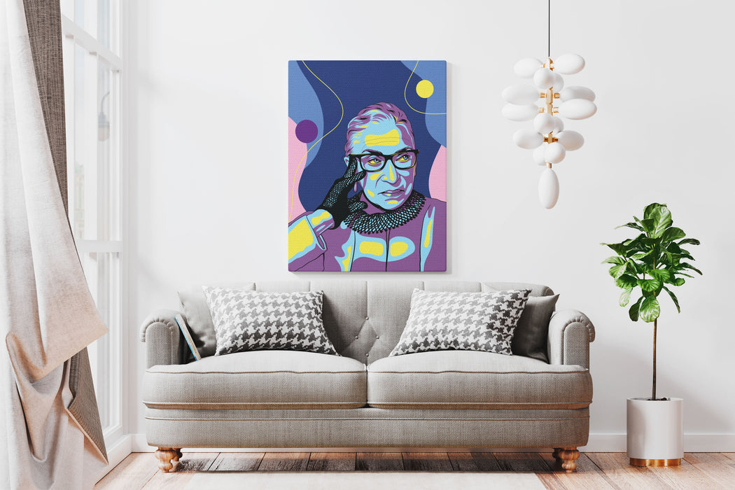 Ruth Bader Ginsburg RIP - Colorful Portrait