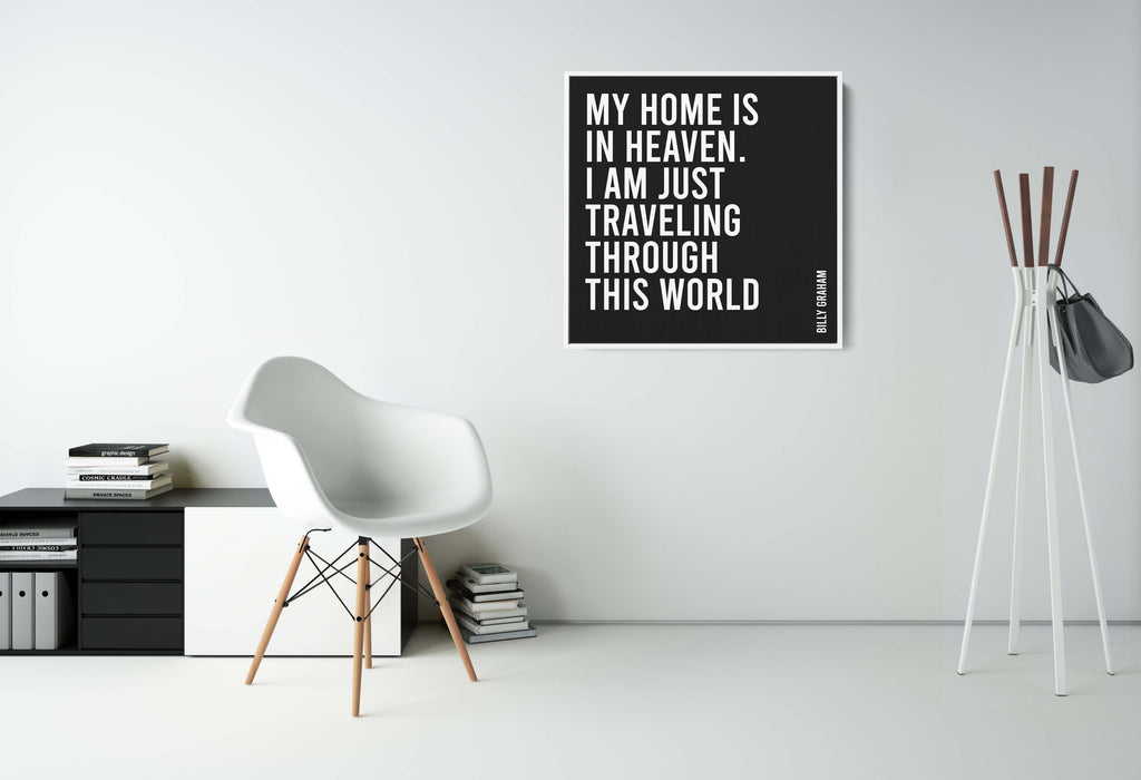 Minimalist Poster With Billy Graham Quote